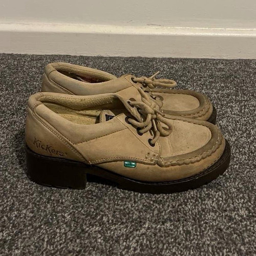 Kickers beige moccasin - kickers,
