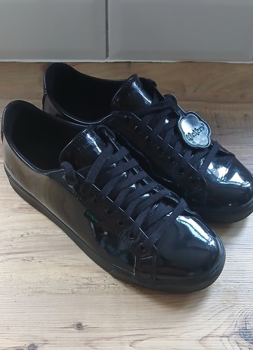 Girls black kickers school - girls,