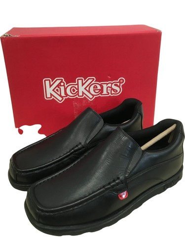 Kickers slip shoes black - kickers, on