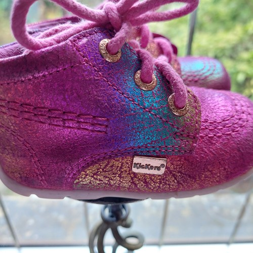 First kickers pink suede with - pink,