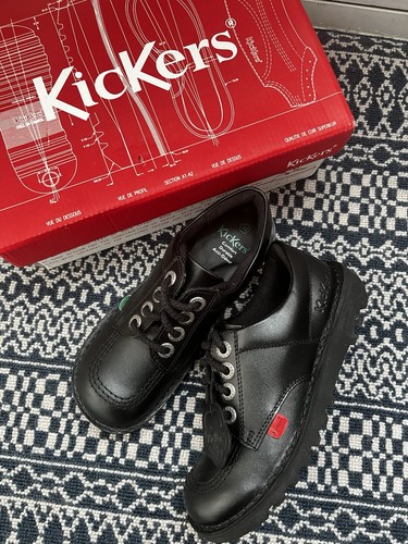 Kickers school shoes - shoes, black