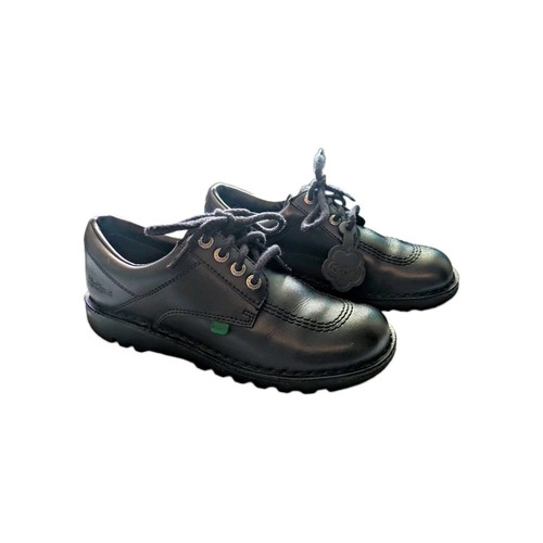 Kickers men black - black, leather