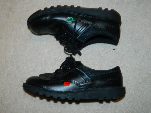 Classic kickers black leather - kickers,