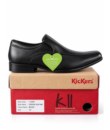 Kickers ferock slip mens black - ferock,