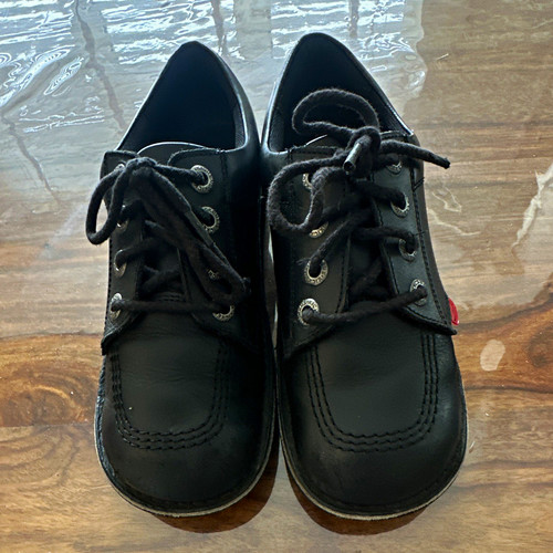 Kickers unisex black leather - unisex,