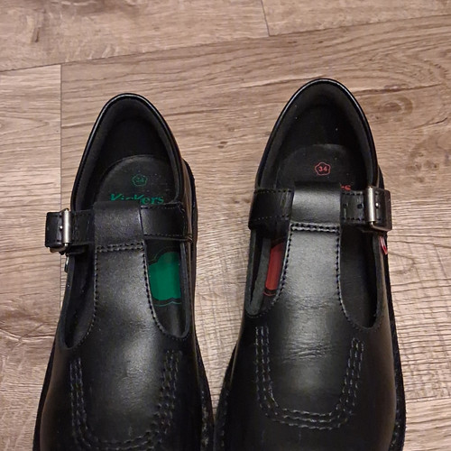 Kickers leather mary jane - leather,