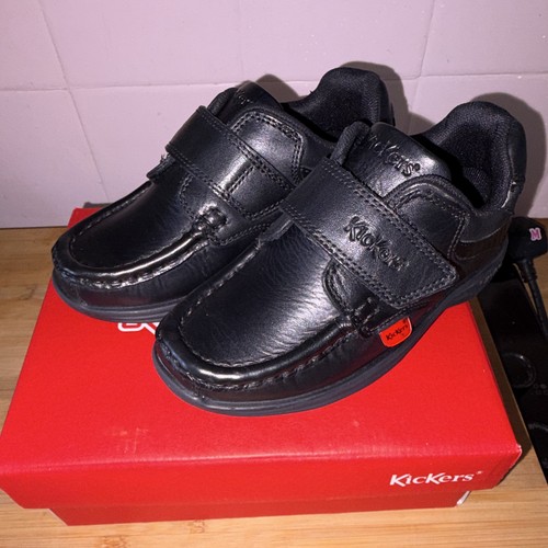 Kickers reasan black leather - reasan,
