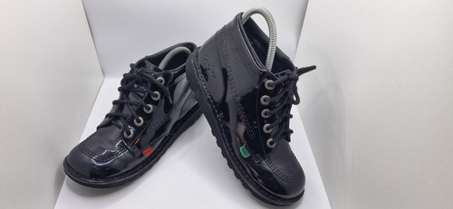 Kickers kick black patent - kickers, hi