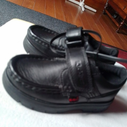 Kickers infants black school - black,