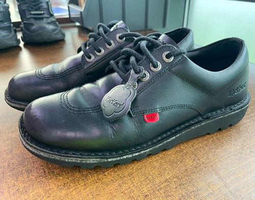 Kickers men black leather - men’s,