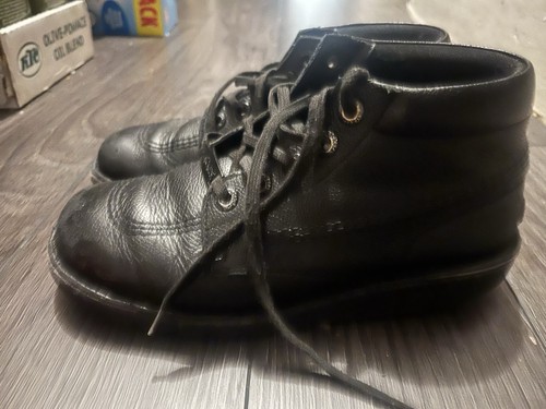 Kickers black leather - kickers,