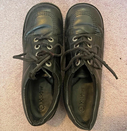 Kickers black lace shoes - kickers,