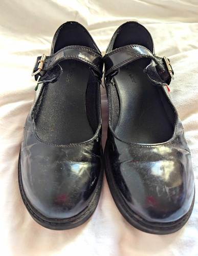 Kickers black patent mary - kickers, jane