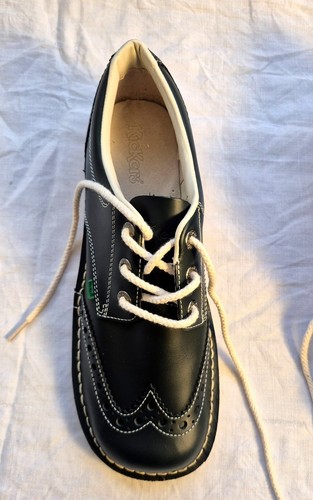 Kickers blue brogue lace - kickers,