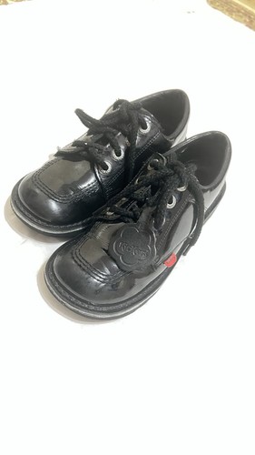 Kickers black patent leather - kickers,