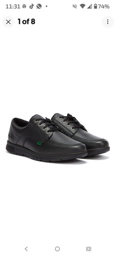 Kickers kelland lace - lace, black