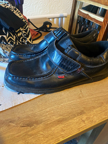 Kickers mens black leather - kickers,