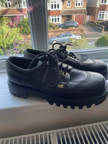 Kickers black platform derby - platform,