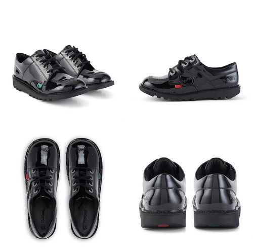 Kickers patent leather black - kickers,
